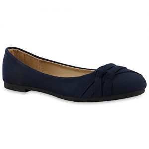 DAMEN SCHUHE 124168 BALLERINAS DUNKELBLAU 36