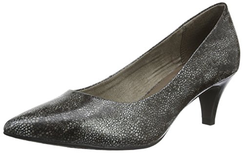 Tamaris Damen 22445 Pumps, Grau (Graphite Str. 252), 41 EU